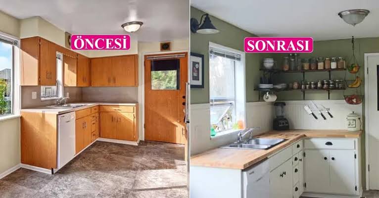 AS Boya Dekorasyon öncesi ve sonrası uygulama